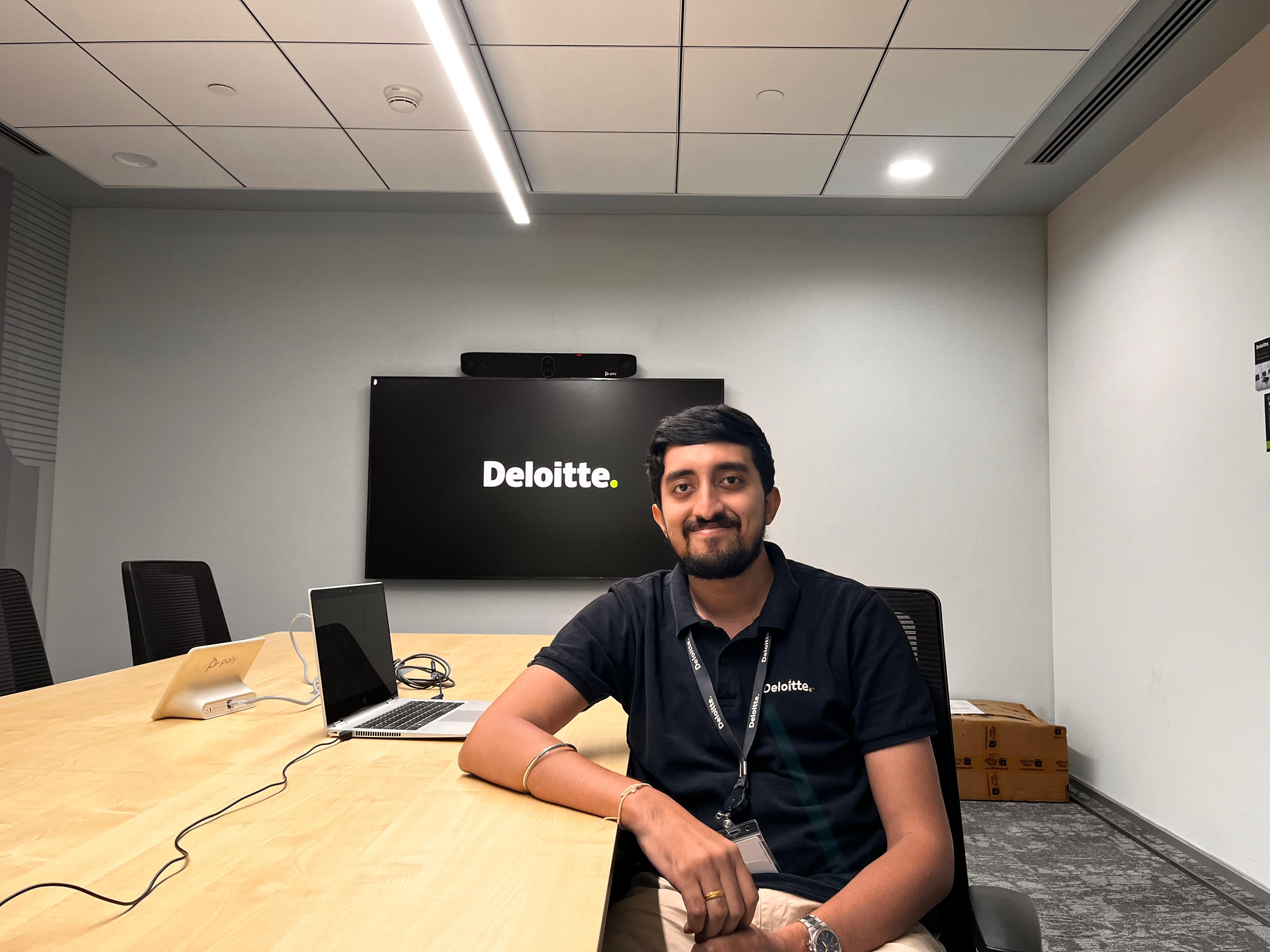 Deloitte US-India logo